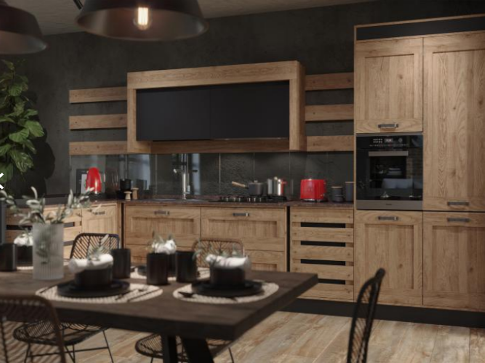 Современная кухня Лофт Винтаж