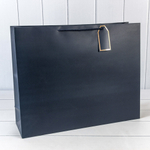 Пакет подарочный 50х40х15см Фигуры и узоры "Фактура" (Синий)