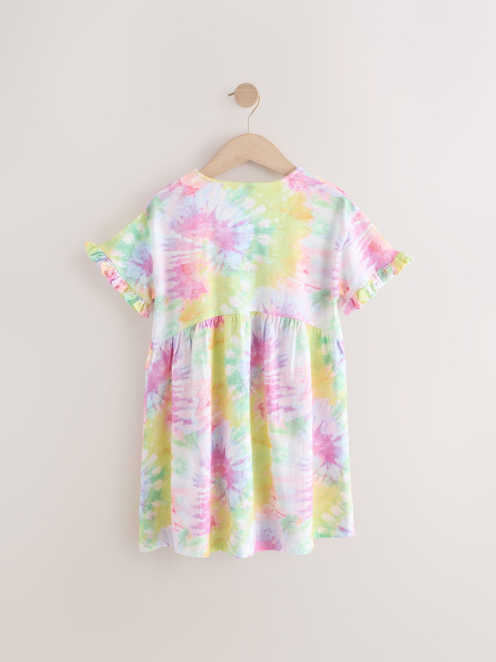 Платье для девочки Next AH9-594, Белый, Розовый, Голубой