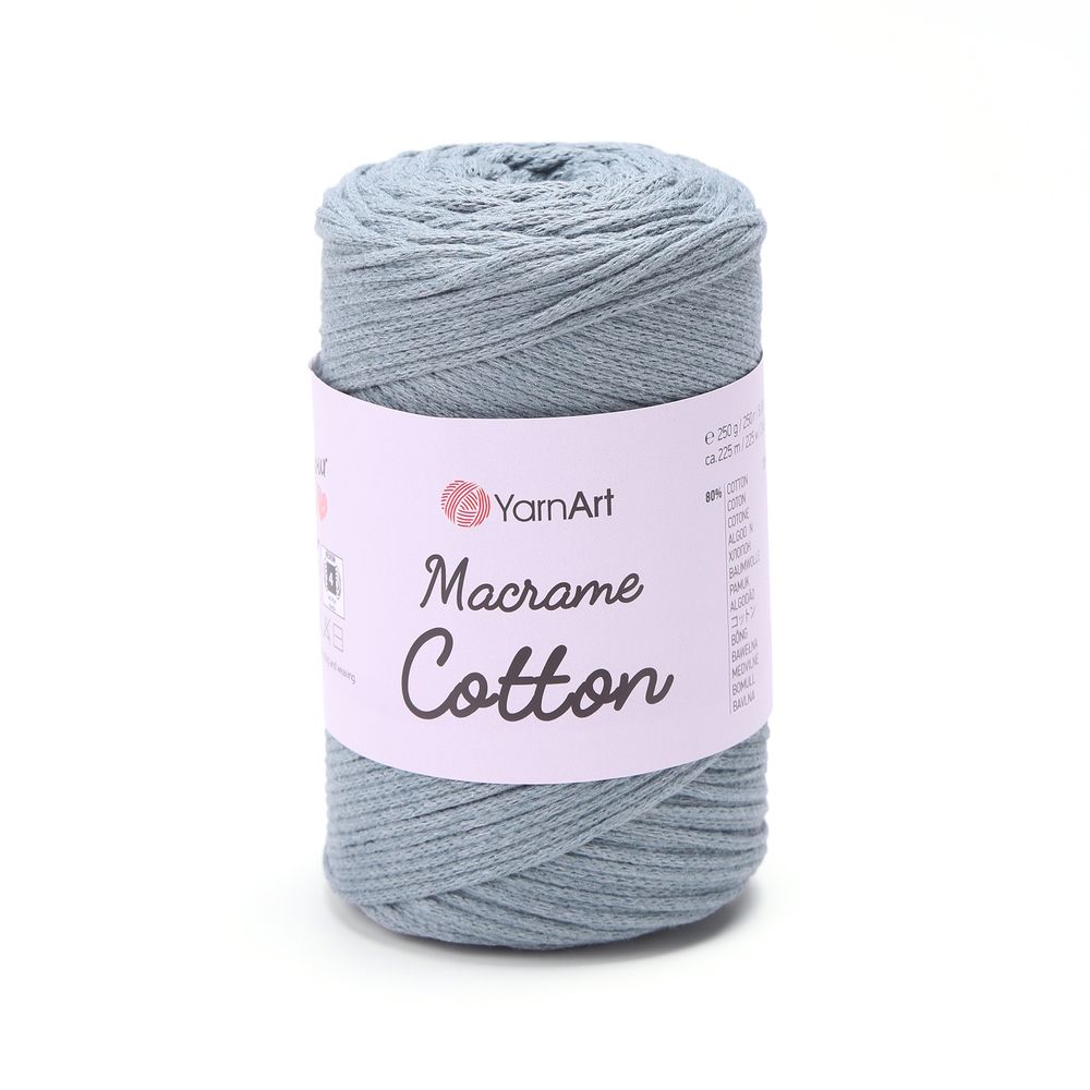 Пряжа YarnArt Macrame Cotton, пыльная мята
