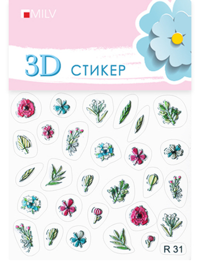 MILV 3D-Стикер R 31