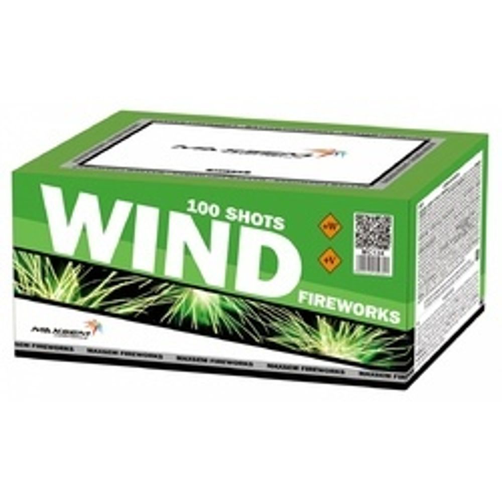 Батарея салютов «WIND FIREWORKS»   0,8"/100 залпов