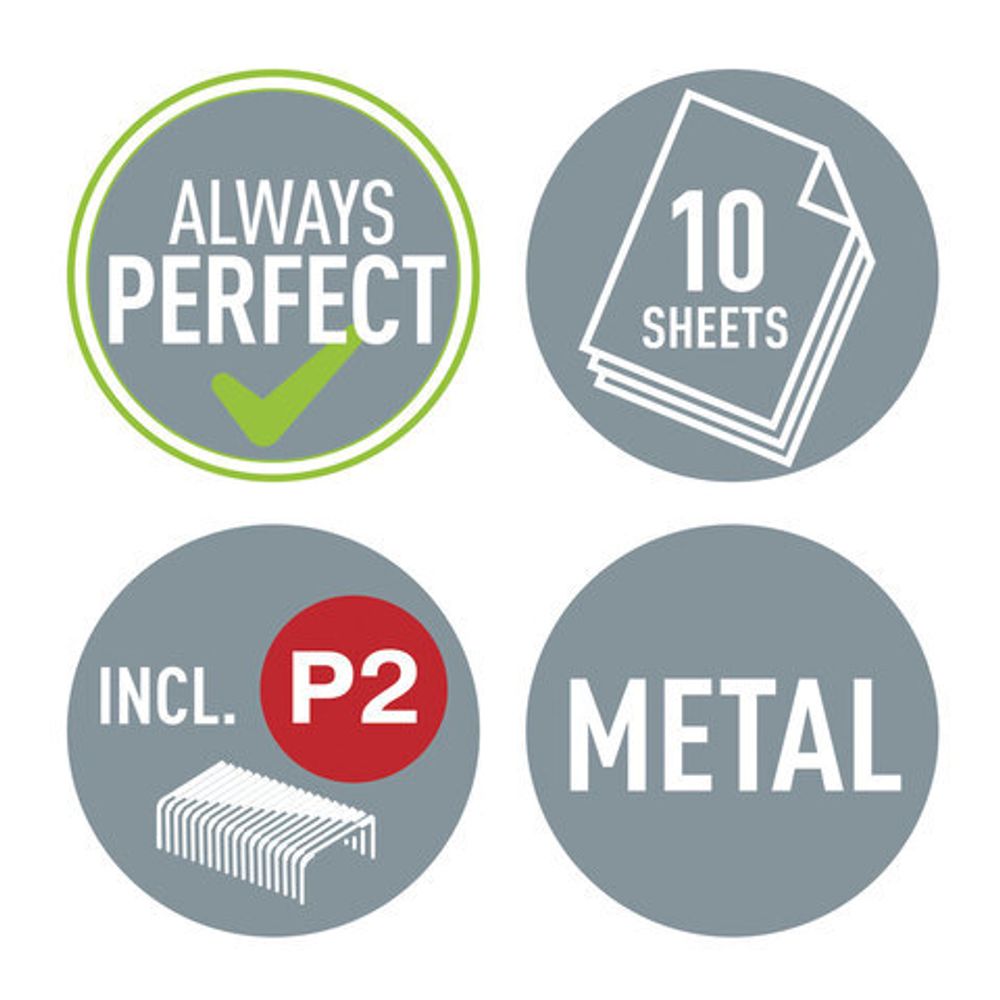 Степлер №10 металлический LEITZ "New NeXXt WOW", до 10 л., розовый металлик, 55281023