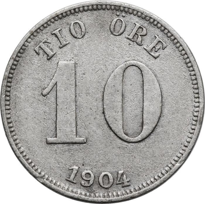 10 эре 1904 Швеция