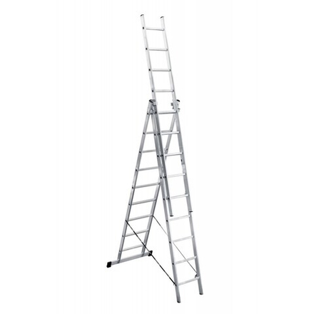 Лестница алюминиевая 3 секционная  3*9  UFUK PRO 411309