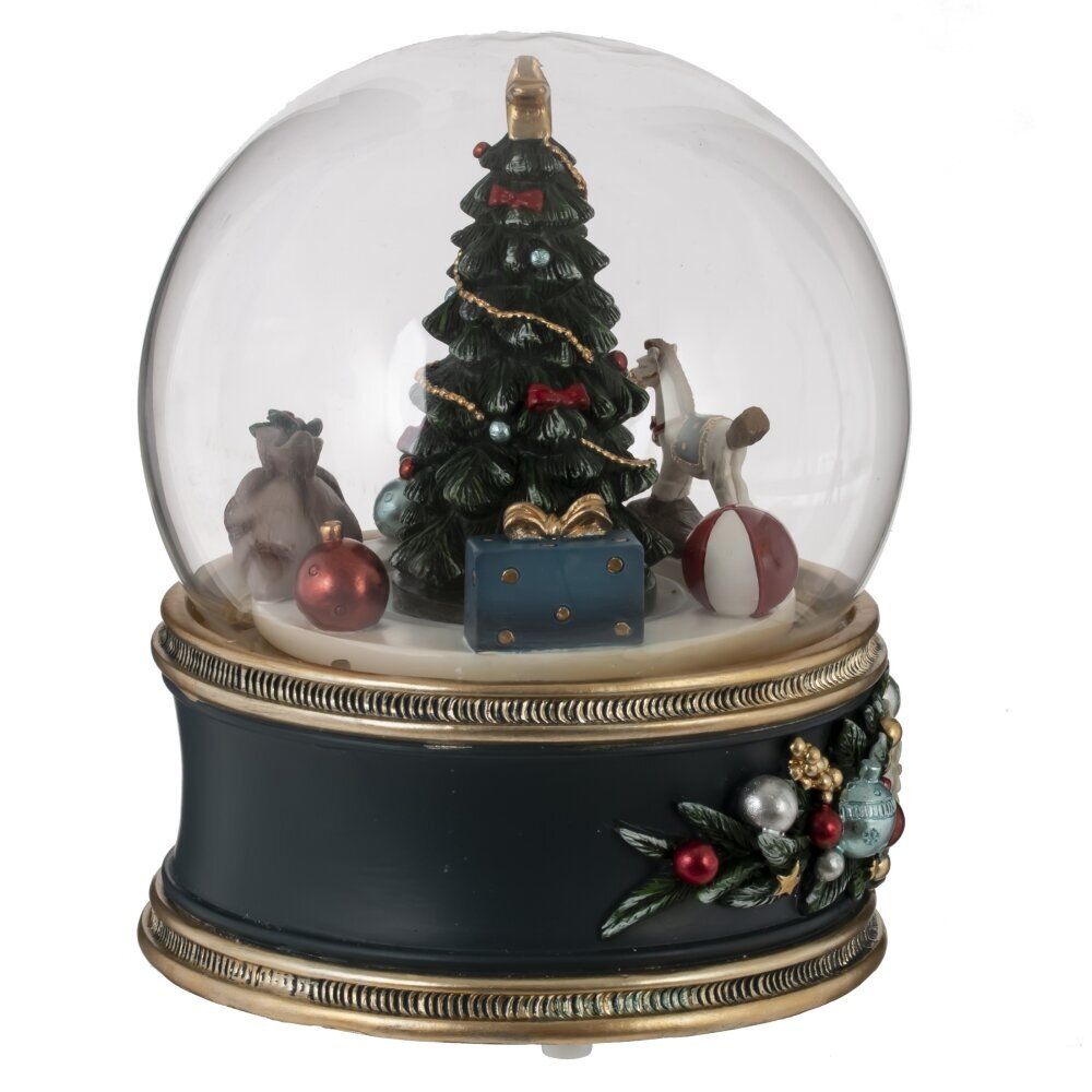 GAEM Фигурка декоративная "Рождество" в стекл шаре (муз, движ, ААх3,н/п), L11 W11 H14 см