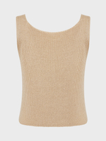 Жилет вязанный с люрексом