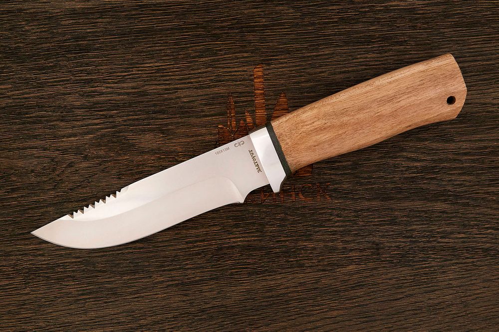 Нож разделочный АиР Стрелец, клинок 138мм, сталь 100Х13М, рукоять орех