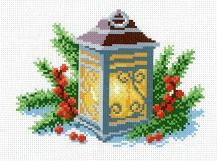 Рисунок-схема на канве для вышивания крестом "Огонь надежды", 30 х 21 см / 18 х 14 см (Россия)