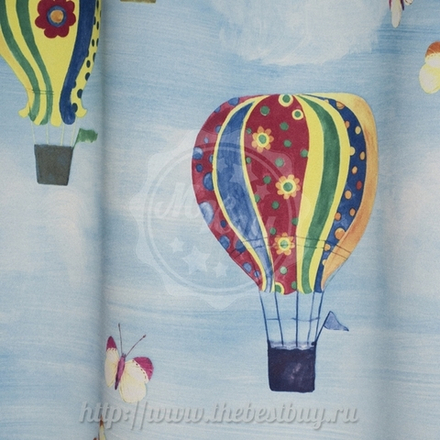 Шторы для детской: Шары  (арт. А30-557)  - (145х268)х2 см.