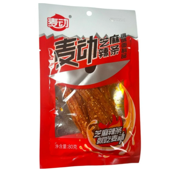 Снэк Maidong Foods Вегетарианский, Чили клуб Дьявольский перец, 80гр (Китай)