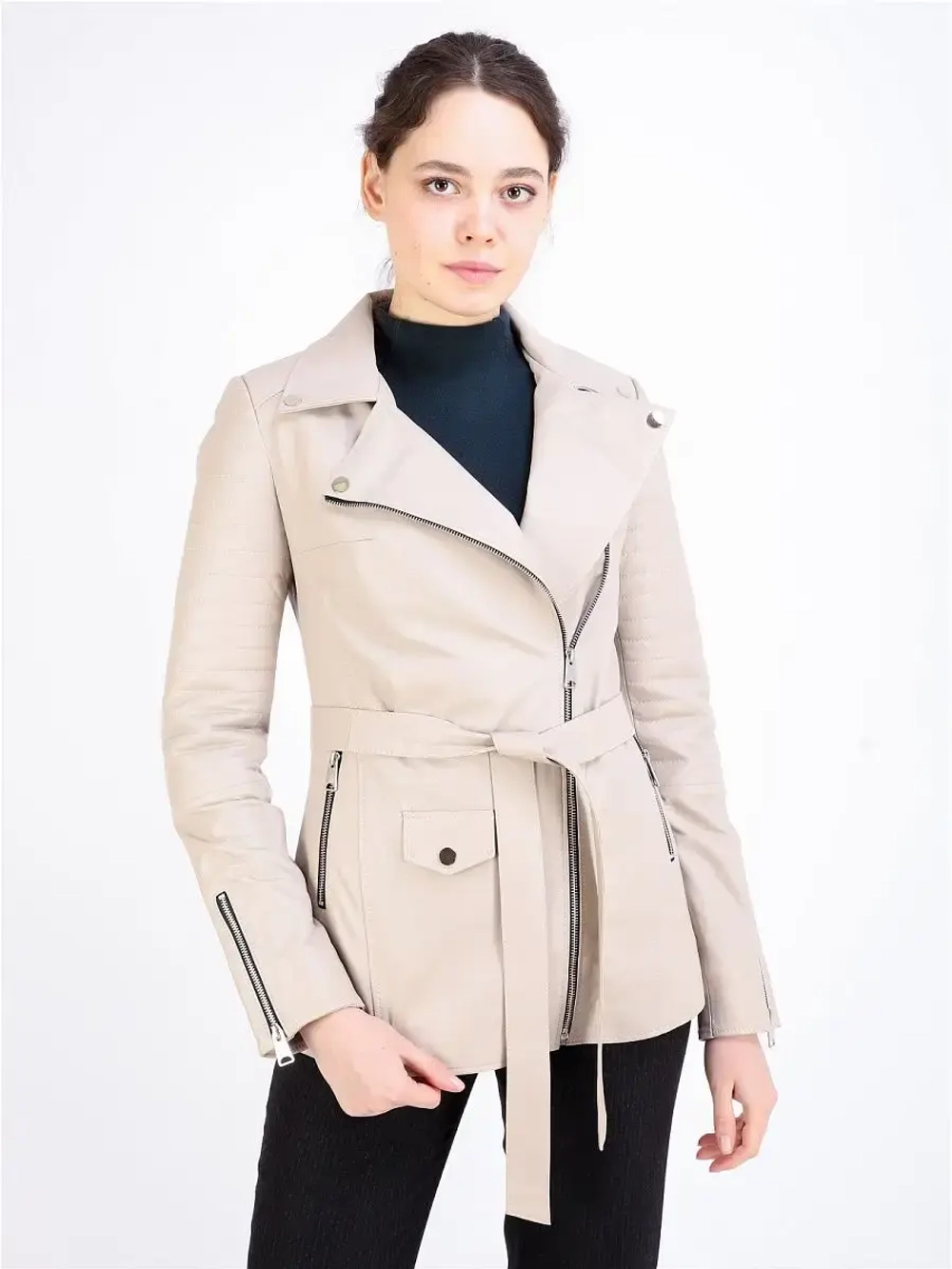 Женская кожаная куртка/натуральная кожа/косуха/Турция