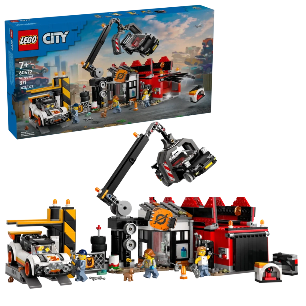 Констуктор LEGO City 60472 Свалка металлолома с автомобилями