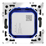 Розетка телевизионная встраиваемая VOLTUM S70 оконечная TV+SAT, (черный матовый)