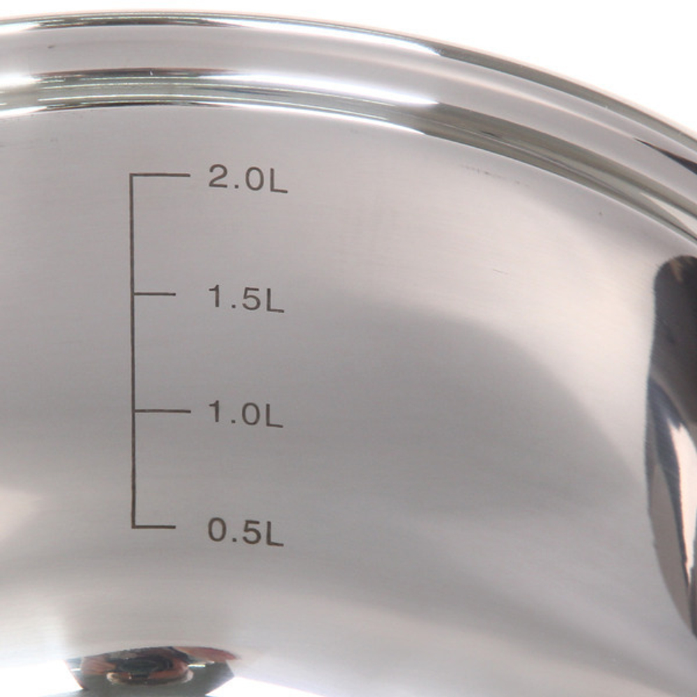 Набор посуды из нержавеющей стали EMMA 3 предмета (3 кастрюли 1,9л, 2,7л, 3,6л), DH14-3