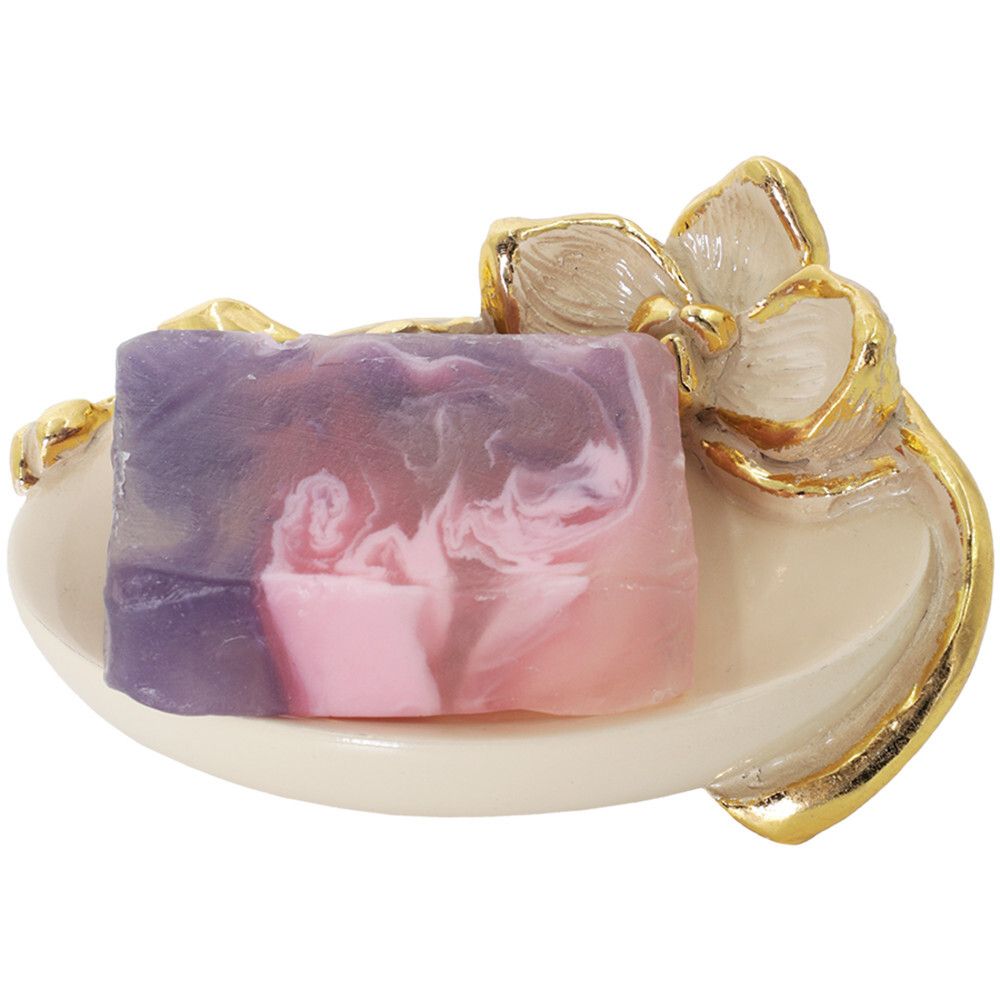 Мыльница Орхидея Калипсо Айвори