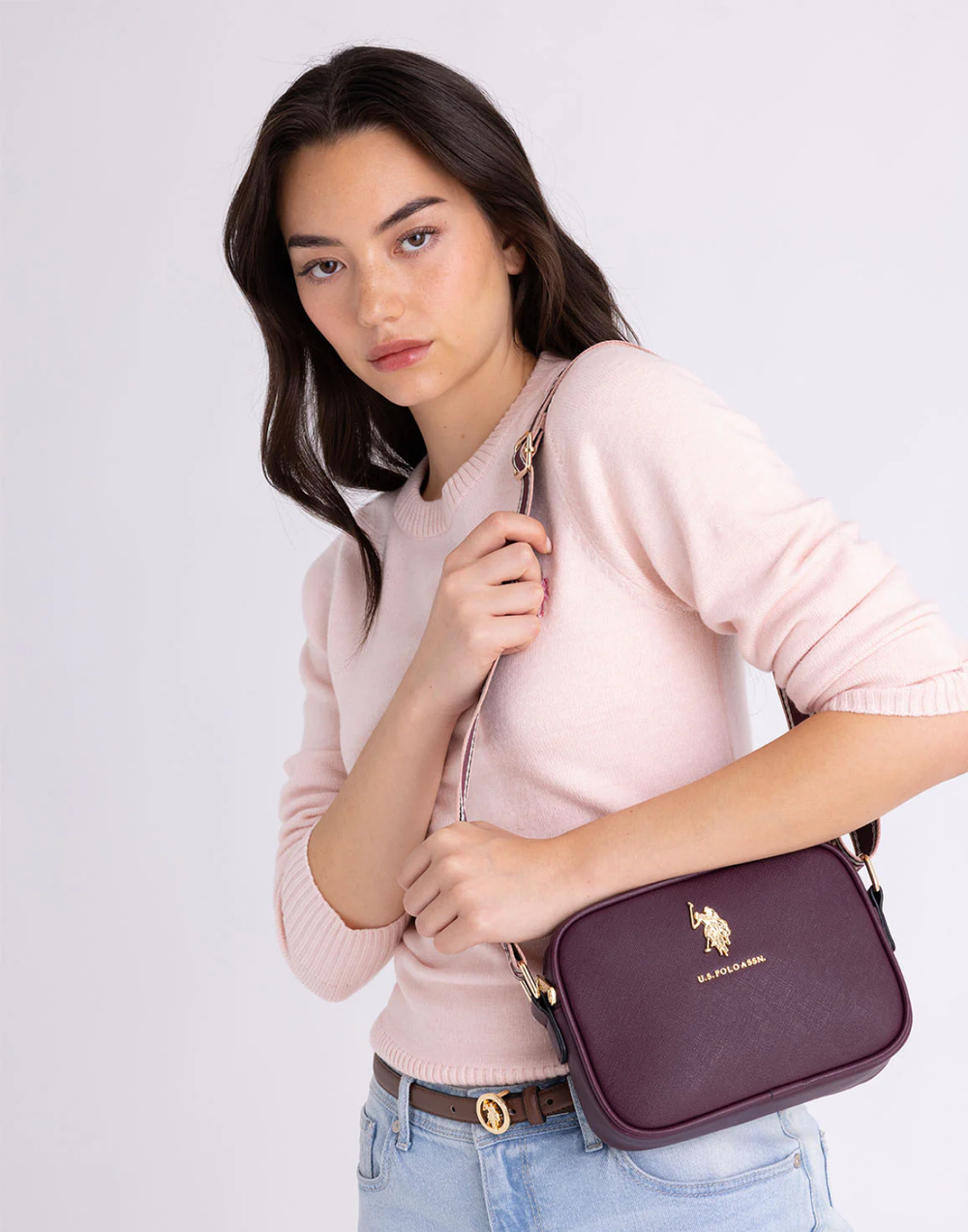 Кросс-боди сумка US Polo Assn | Бордовый