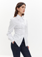 Рубашка приталенная REBEL белая