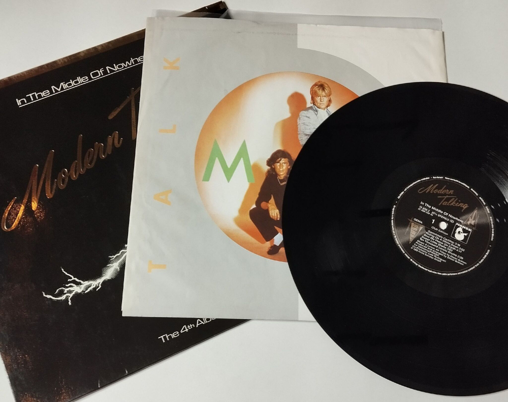Винтажная виниловая пластинка LP Modern Talking In The Middle Of Nowhere The 4th Album (Germany 1986) (Club Edition) Geronimo's Cadillac