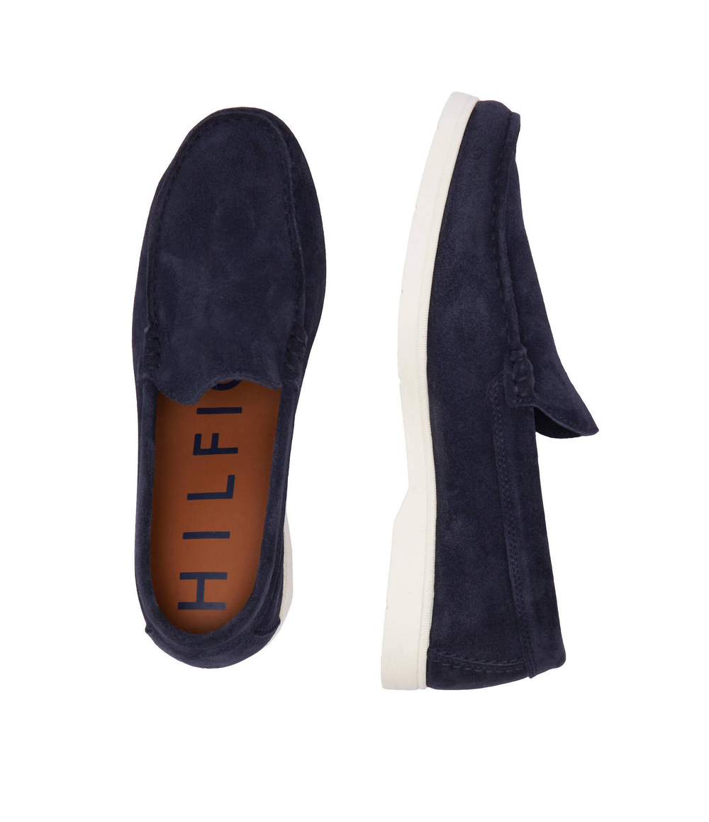 Кожаные мокасины Tommy Hilfiger - темно-синий(FM0FM05294)