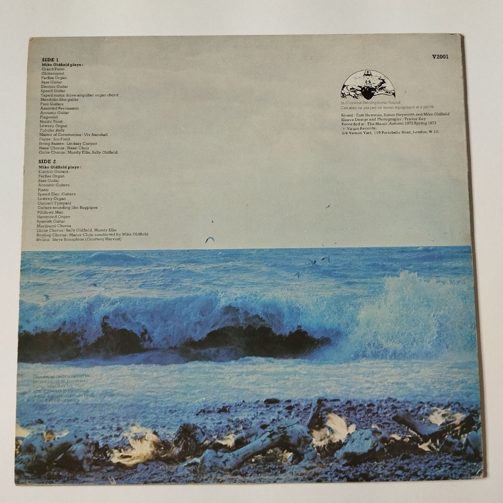 Винтажная виниловая пластинка LP Mike Oldfield Tubular Bells (UK 1973)