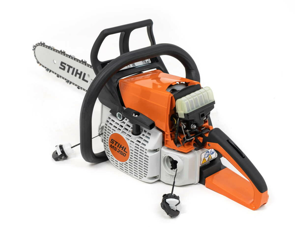 Бензопила Stihl MS250 18", оранжевая, антивибрационная, система стабилизации оборотов ОРИГИНАЛ
