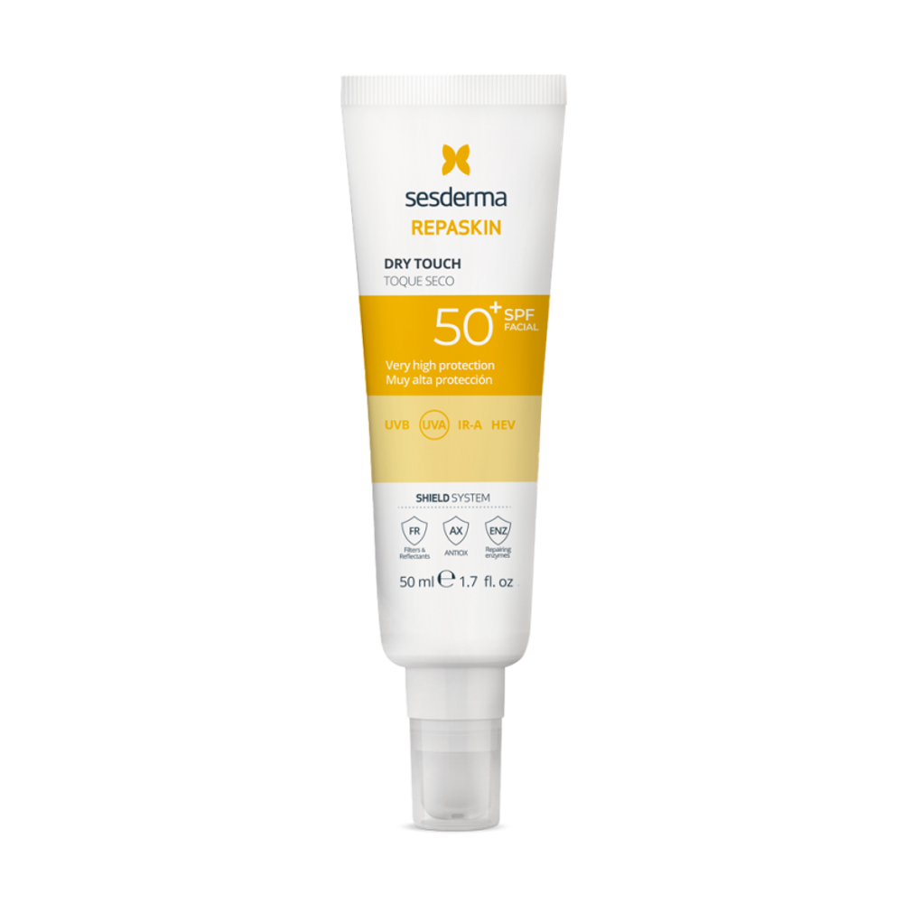 Sesderma REPASKIN DRY TOUCH Facial sunscreen SPF 50 | Средство солнцезащитное с матовым эффектом для лица СЗФ 50, 50 мл