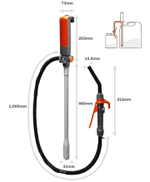 Электрический насос для перекачки топлива с заправочным пистолетом, 9 л/мин (10261289)/ насос для бензина электрический