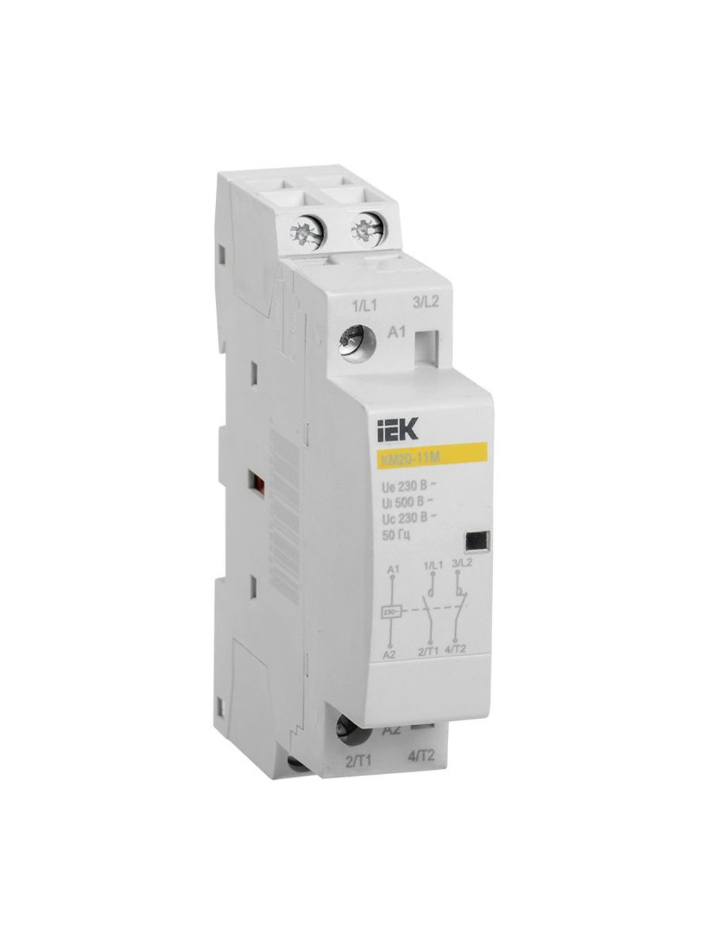 Контактор модульный КМ20-11М AC KARAT IEK MKK11-20-11