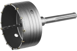 Коронка с державкой по бетону ЗУБР Профессионал 125 мм, SDS-Max 2918-125