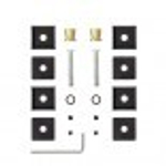 Ручка скоба офисная Апекс HC-0920-40*20/800-INOX-BLM черная