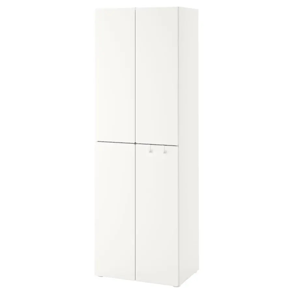 Шкаф детский - IKEA PLATSA/SMÅSTAD/SMASTAD, 60x40x180 см, белый, ИКЕА