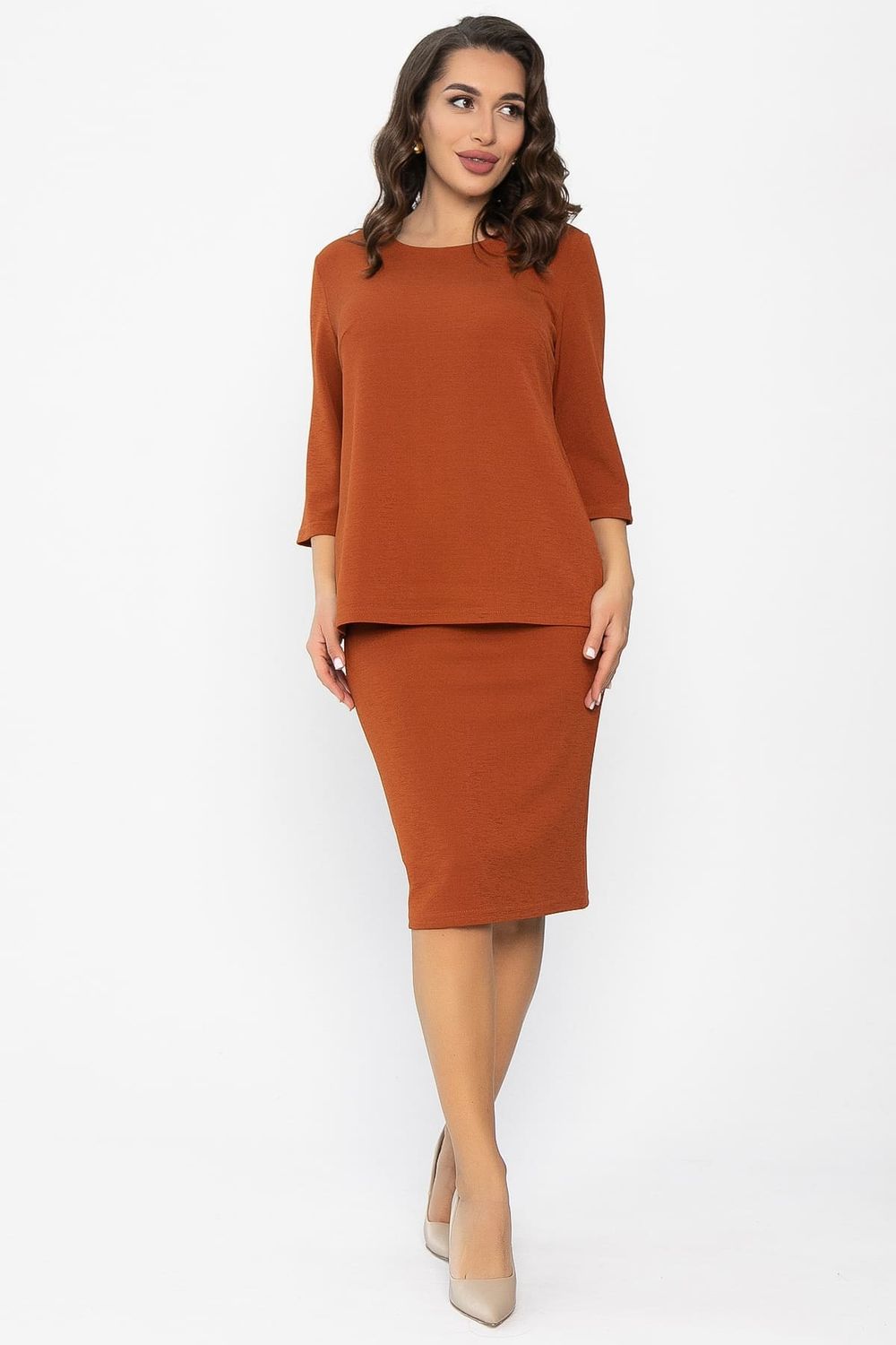 Костюм трикотажный Джуди (терракот) К14341-10М LT Collection