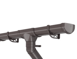 ТН ОПТИМА заглушка желоба, темно-коричневый