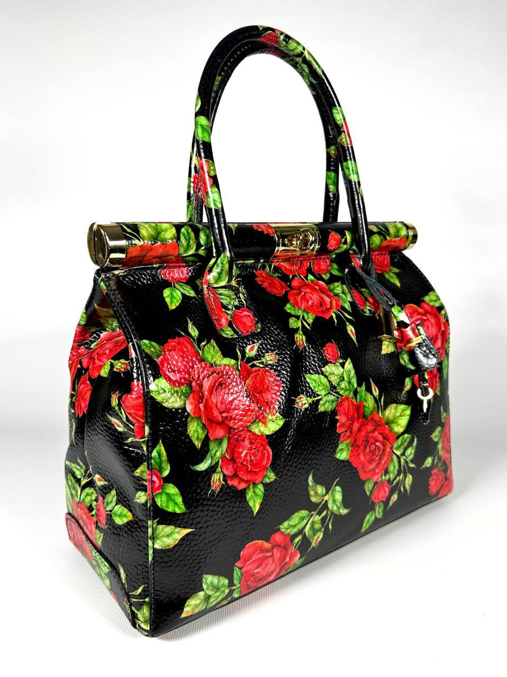 Сумка-саквояж Fiore с навесным замком