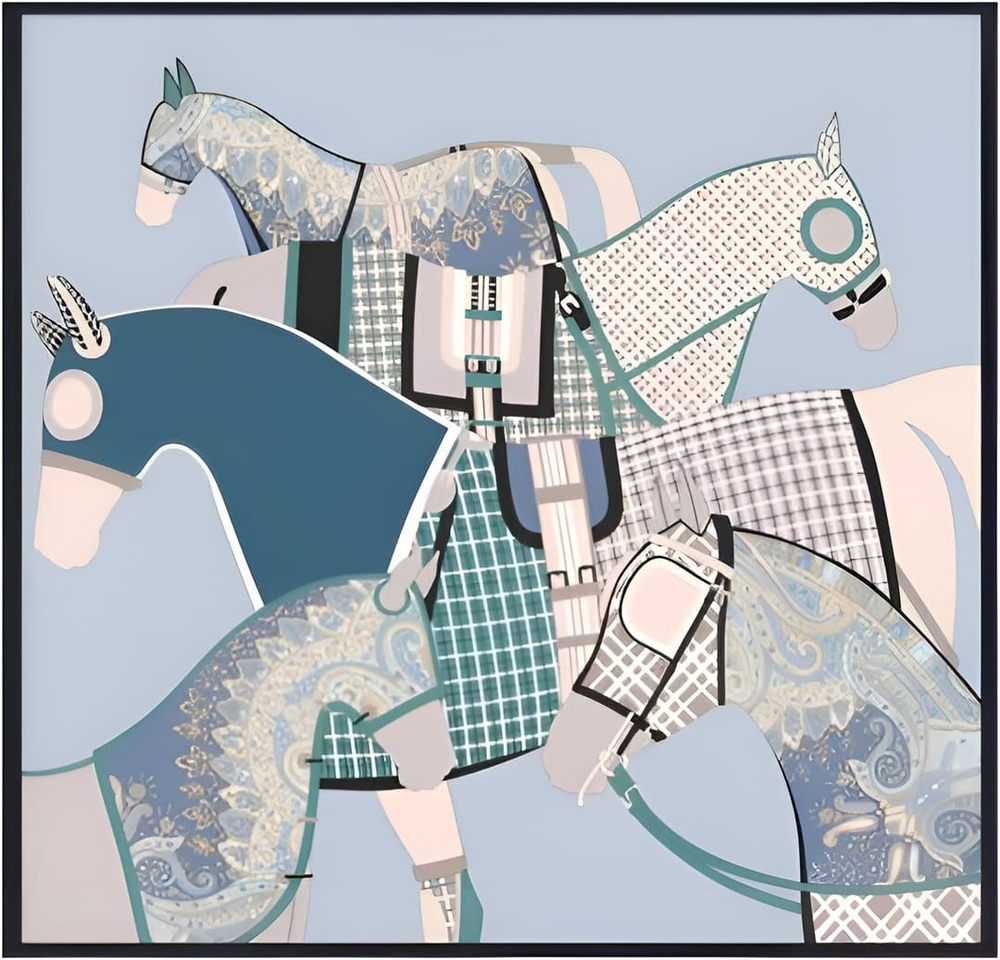 Платок двойной печати 88x88 см AV-HA33801