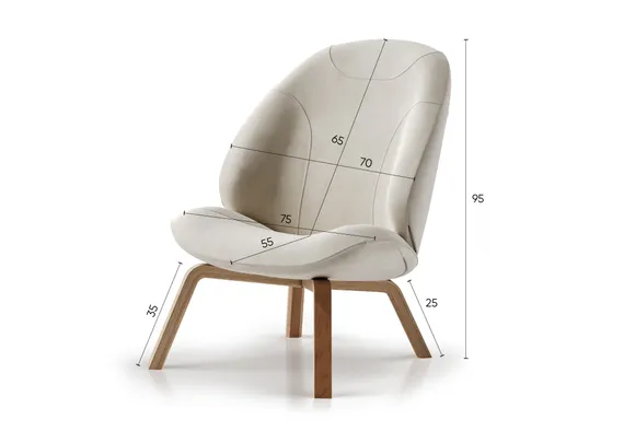 Кресло Ellipse E8.1 (бежевый, антивандальная)