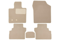 Коврики в салон для МОСКВИЧ 3е 2023- внедорожник , 5шт. (текстиль, бежевые) KLEVER0412300222112KH
