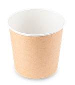 OSQ Упаковка Round Bowl крафт 500 БЕЗ КРЫШКИ (1/30/450)