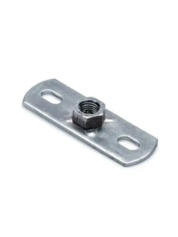 Опорная пластина с гайкой М8, 10 штук