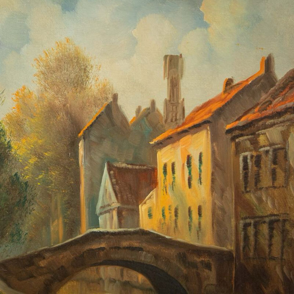 Винтажная картина «Городской Пейзаж»