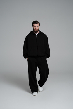 Джоггеры широкие | black