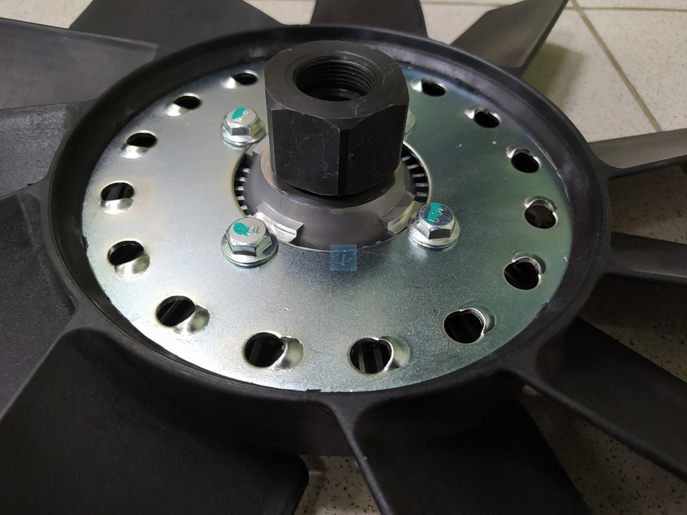 Крыльчатка вентилятора d-455 в сборе с муфтой (11лоп.) 5344.1308010