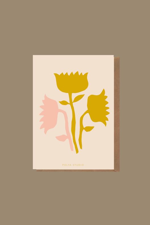 Открытка Тюльпаны / ПОЛЯ.ОБЪЕКТЫ