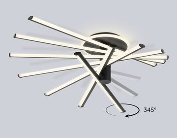 Потолочный светодиодный светильник с пультом 135W 3000K-6400K FL6242 BK черный COMFORT LineTech Ambrella