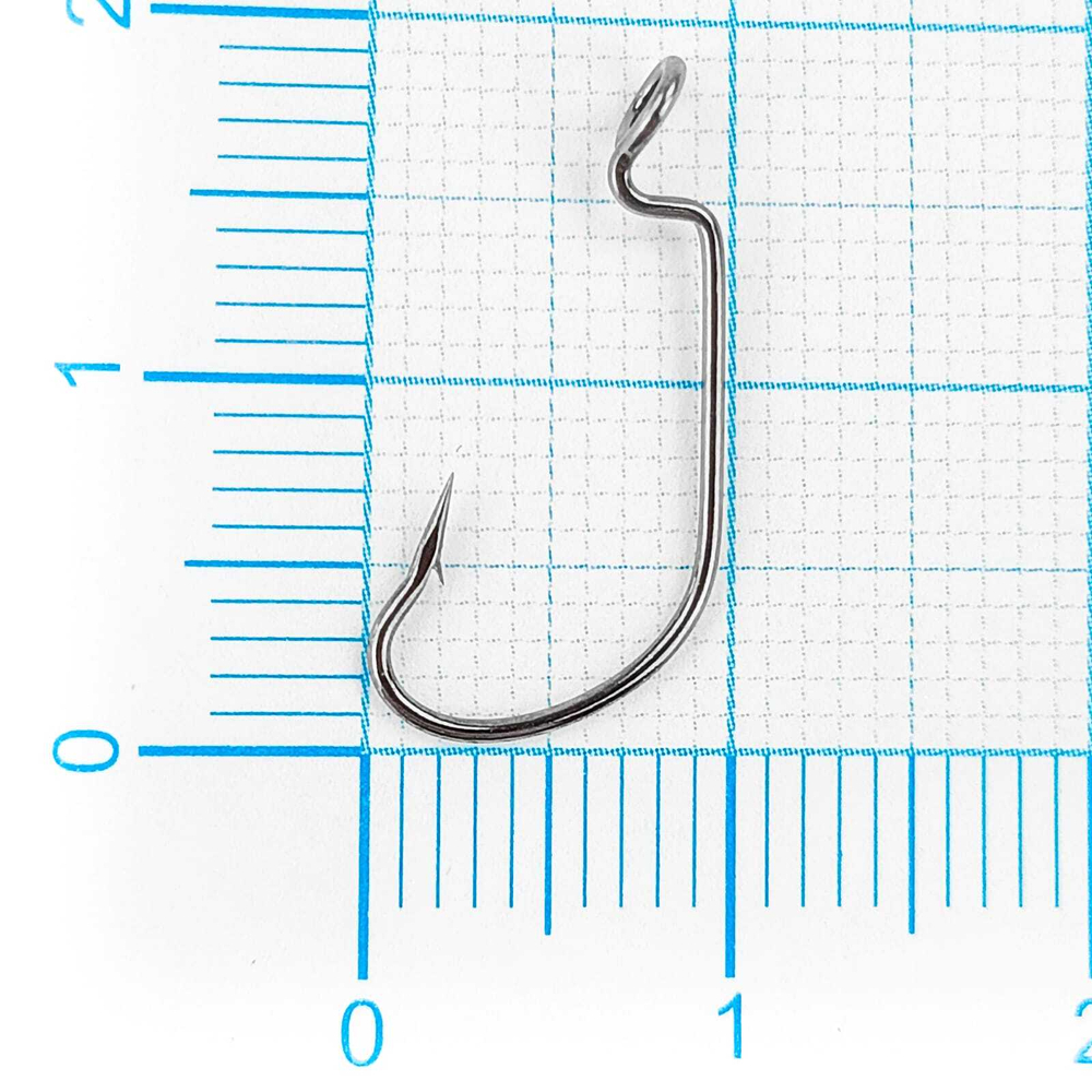 Крючок офсетный Fish Season Worm с большим ухом 3312 BN