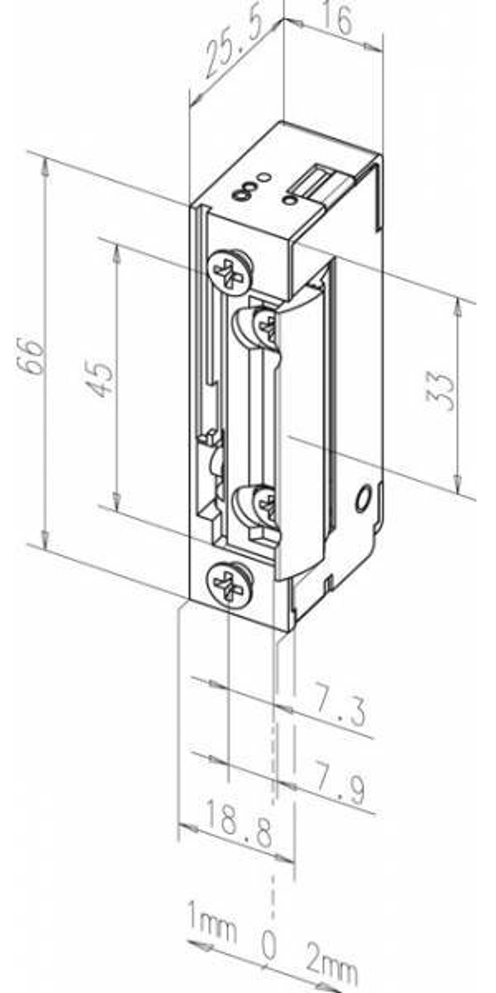 Электромеханическая защелка effeff 118.500