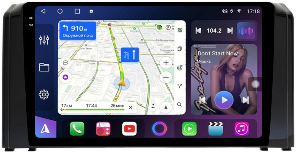 Магнитола для Toyota Roomy, Daihatsu Thor, Subaru Justy 2020-2024 - FarCar BM10-2K-9559N монитор 10.36" 2K QLED на Android 14, TS10, 4+32Гб, CarPlay, 4G SIM-слот