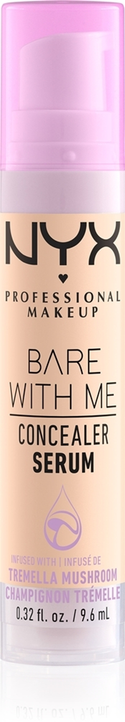 NYX Professional Makeup Bare With Me Concealer Serum - Увлажняющий консилер 2 в 1, 9,6 ml