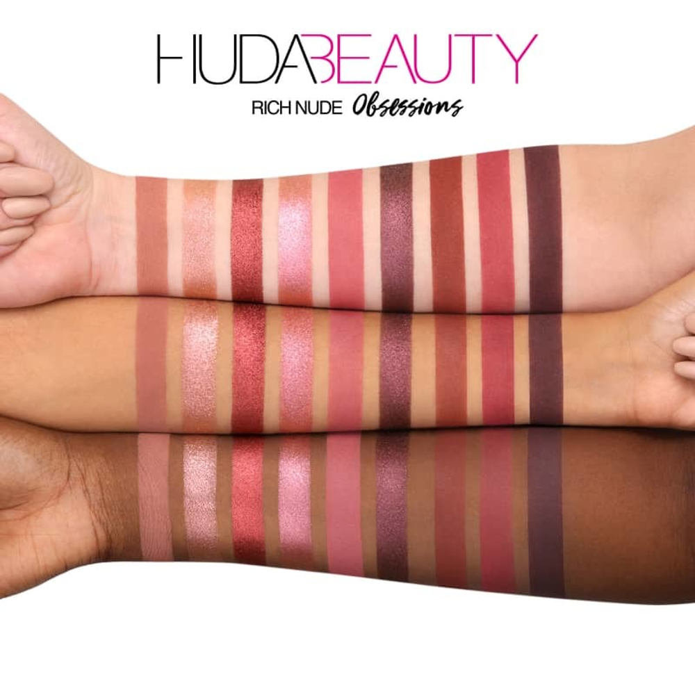 HUDA BEAUTY Obsessions Nude Rich палетка теней